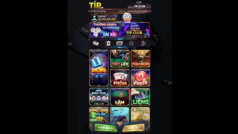 Những tính năng nổi bật tại cổng game Tip Club